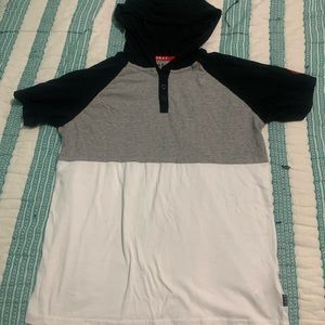 DKNY short sleeve hoodie